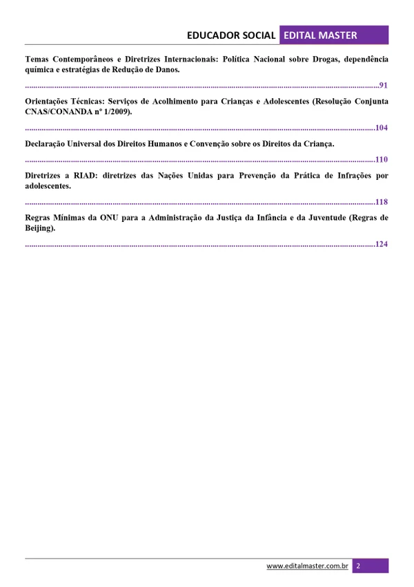 Educador Social - SEDES DF