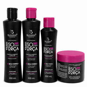 Kit Capilar Liso com Força Fortalecimento Capilar