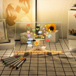 Quadro de Desenhos LED + 7 Canetinhas Grátis