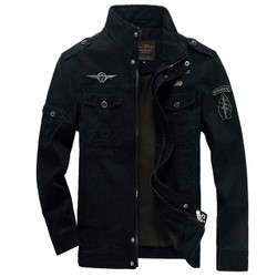 Jaqueta Militar Masculina Plus Size M-6XL - Algodão e Poliéster