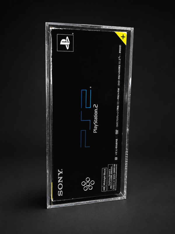 Case Acrílica Premium para PlayStation 2 Fat Midnight Black