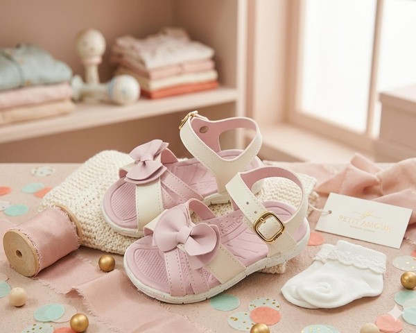 SANDALIA TIC TAC CASUAL OFF WHITE/ROSA CLARO KLIN 171179 