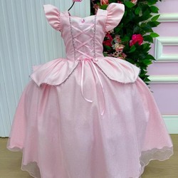 Vestido Fantasia Luxo - Inspiração Princesas 