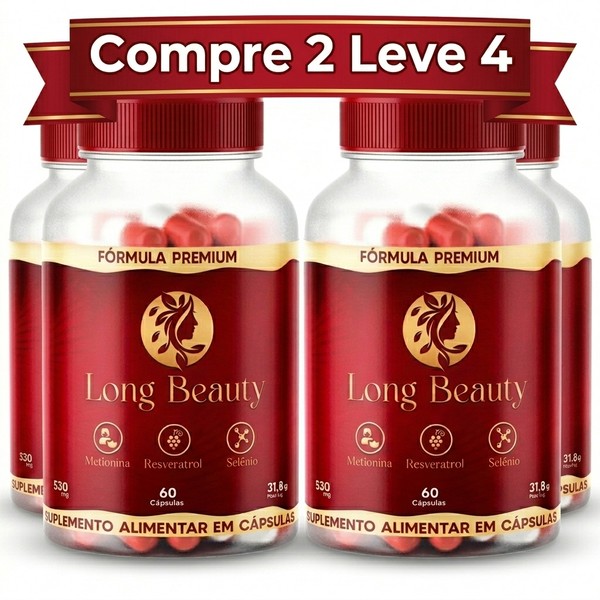 Long Beauty Suplemento Alimentar - Promoção Exclusiva + Frete Grátis