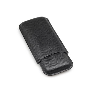 Porta 3 Charutos em Couro Nerone Vittori - Preto