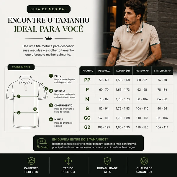 [LEVE 5 PAGUE 3] Camisa Masculina Castelli em Algodão e Poliéster Premium
