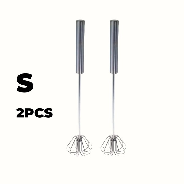 Batedor de ovos de aço inoxidável, misturador semiautomático durável para mistura de creme de ovo sem esforço, agitação e batida para cozimento de cozinha