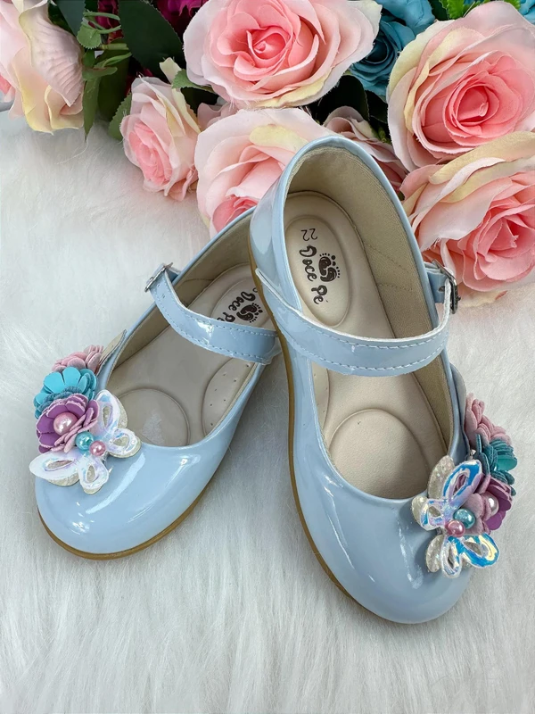 Sapatilha Doce Pé - Jardim Encantado - Azul Bebê