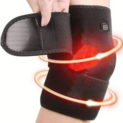 Joelheira Elétrica com Aquecimento USB Ajustável para Conforto Diário