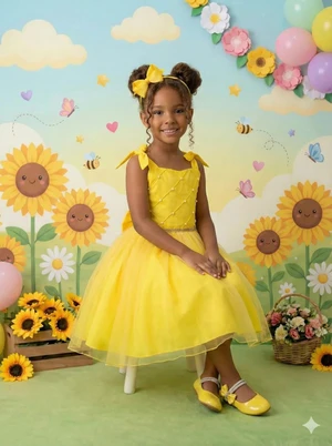 Vestido Luxo - Amarelo 