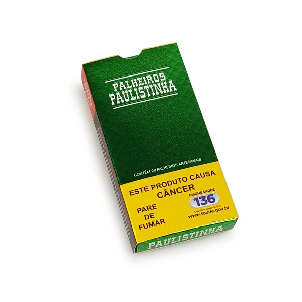 Cigarro de Palha Paulistinha Menta - Mç (20)