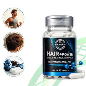 Suplemento Hair + Power Masculino A-Z Premium - 17 Vitaminas e Minerais  