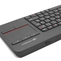 Teclado Multimídia C3Tech WT200BK Sem Fio 2.4GHz ABNT2 com Touchpad