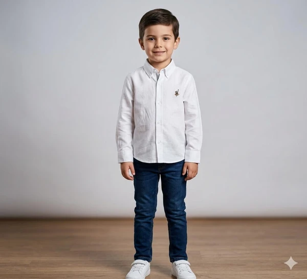 CAMISA OXFORDINE GOLA BRANCO DAME DOS - 6485