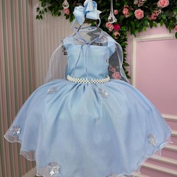 Vestido Temático Inspiração - Frozen