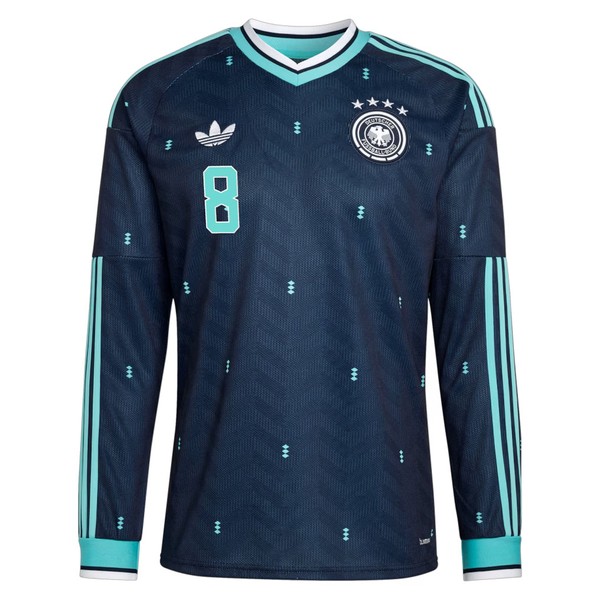 Camisa Seleção Alemanha Away 2026/27 Goretzka 8 - Manga longa