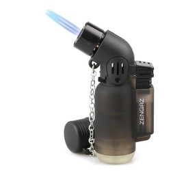 Isqueiro Maçarico Angle Double Jet Zengaz - Preto (2 Chamas)