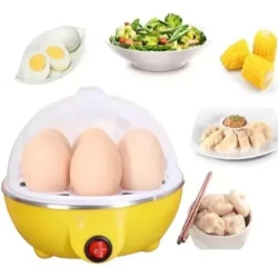 Cozedor Elétrico de Ovos Portátil para Até 7 Ovos