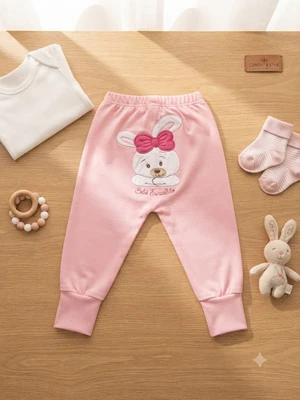 CALÇA BICHO MOLHADO COELHO ROSA