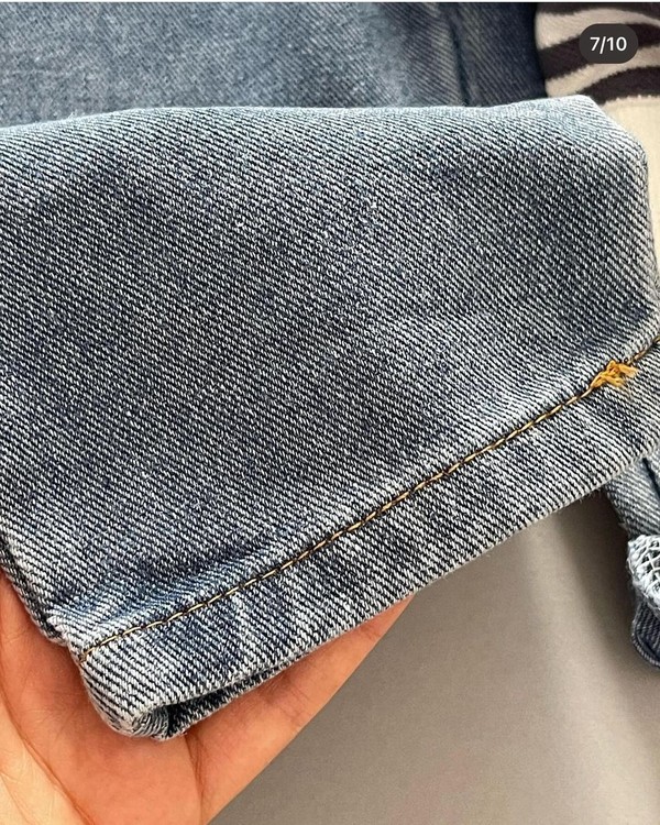 Conjunto Jardineira Jeans 2 Pcs