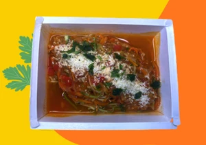 Espaguete de Abobrinha com Cenoura ao Molho Sugo-400Gr