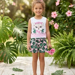 6815 CONJUNTO  WILD FOFURINHA  ESTAMPADO TIME KIDS