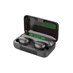 Fones de ouvido sem fio F9-5 com Powerbank: som envolvente, bateria de longa duração