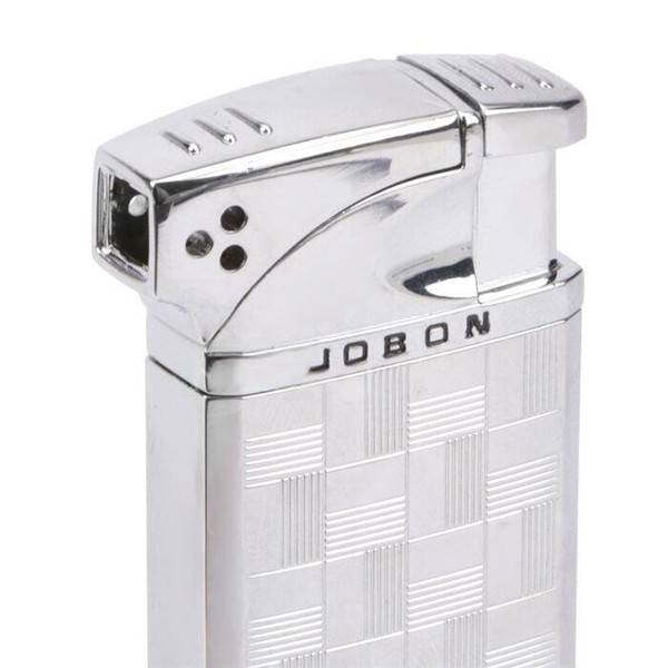 Isqueiro Jobon - Prata Mod. 1 (Maçarico e Chama Normal)