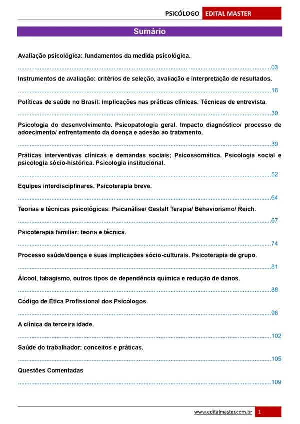 Psicólogo - Embu das Artes SP