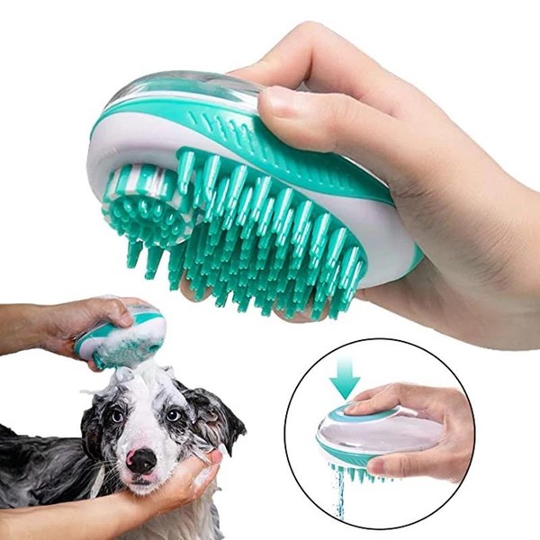 Escova de Banho para Cães e Gatos