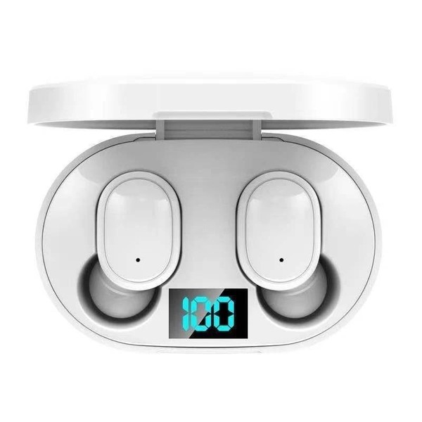 Fone De Ouvido Sem Fio E6s Bluetooth 5.0 Tws Com Tela LED Digital MING