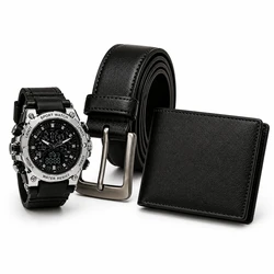 Kit Sapato Social Couro 100% Bovino + BRINDES: Relógio, Cinto de Couro e Carteira