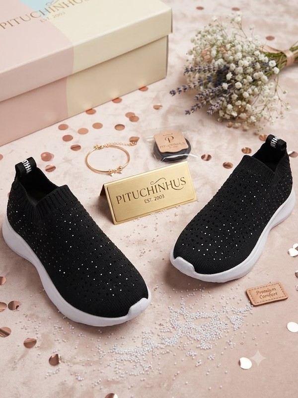 TENIS KNIT CRISTAIS PITUCHINHUS 20863