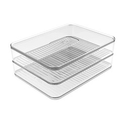 Porta Frios Duplo Clear Transparente