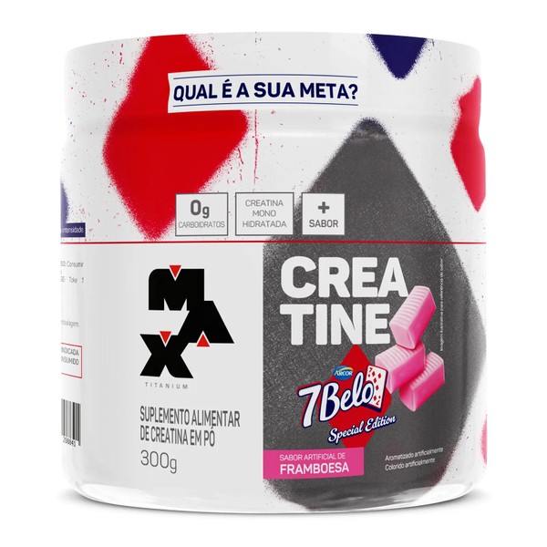 CREATINA - 300G - MAX TITANIUM - SABOR 7BELO