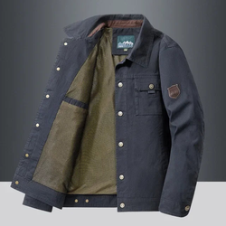 Jaqueta Casual Masculina em Algodão Matezzo