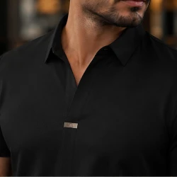 [LEVE 5 PAGUE 3] Camisa Masculina Zorvian em Seda Gelo Premium (Luxo em Cada Detalhe)