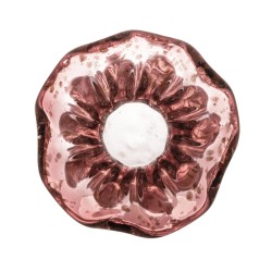 Vaso Murano Trouxinha de Vidro Italy Púrpura e Rose - 13 cm