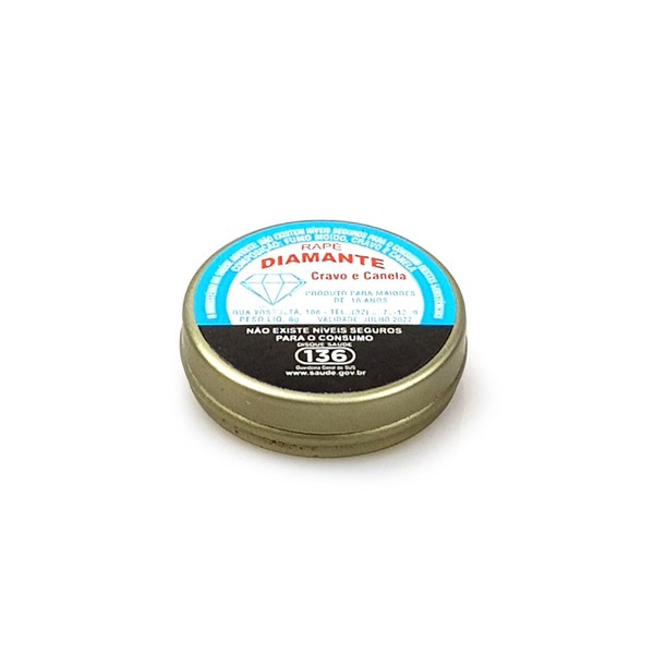Rapé Guarany Diamante Cravo e Canela - Lata 6g