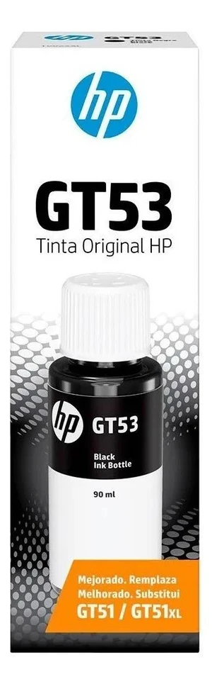 Refil De Tinta HP Preto GT53 - 1VV22AL