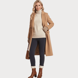 Calça Legging Feminina Peluciada Térmica Cintura Alta – Forro Grosso Inverno