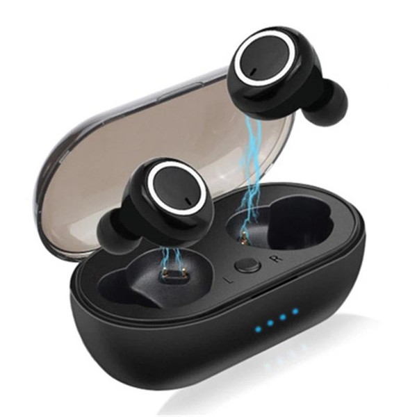 Fone De Ouvido Y50 TWS Bluetooth 5.0 Com Controle Touch Stereo Esportivo
