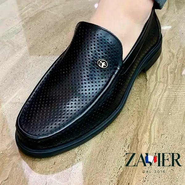 [COMPRE 1 LEVE 2] Mocassins Sociais em Couro Bovino Respirável