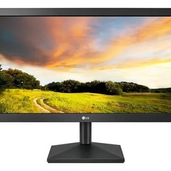 Monitor LG 19.5 HD LED - HDMI - D-SUB - VESA Preto- 20MK400H