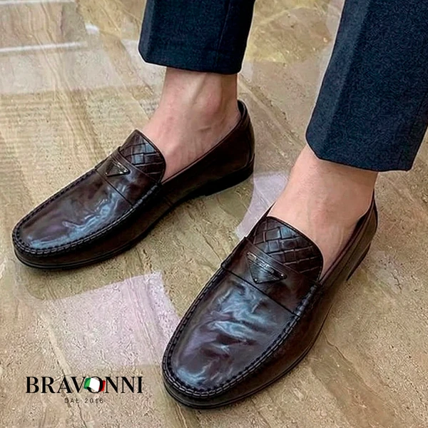 [COMPRE 1 E LEVE 2] – Mocassim Penny Masculino de Couro Macio Estilo Britânico