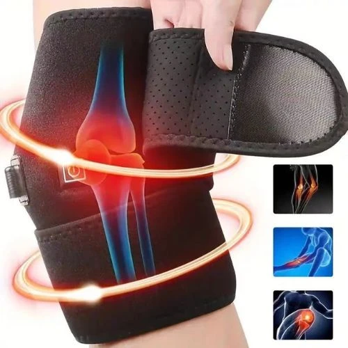 Joelheira Elétrica com Aquecimento USB Ajustável para Conforto Diário