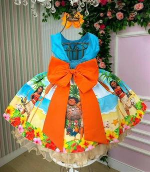 Vestido Temático Elegância - Moana Mar