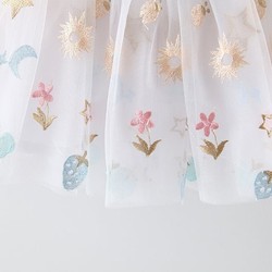 Vestido Tule Estrelinhas