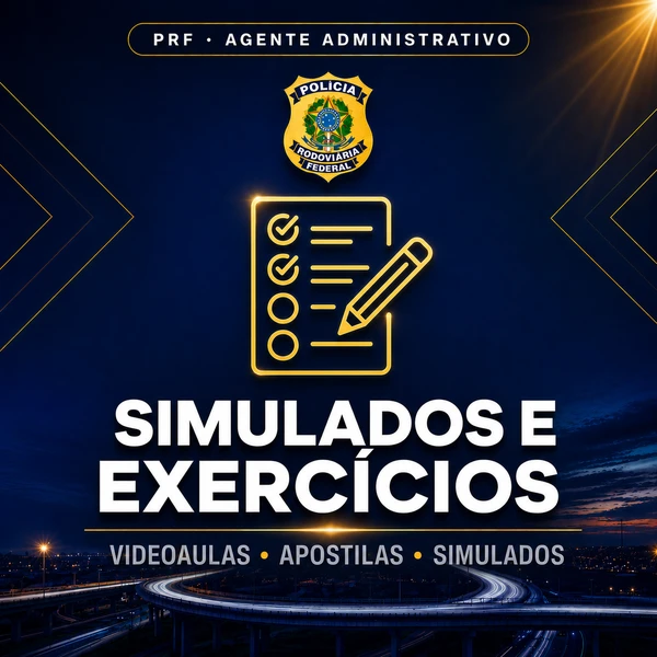 Curso PRF - Agente Administrativo | Videoaulas + Apostilas + Simulados
