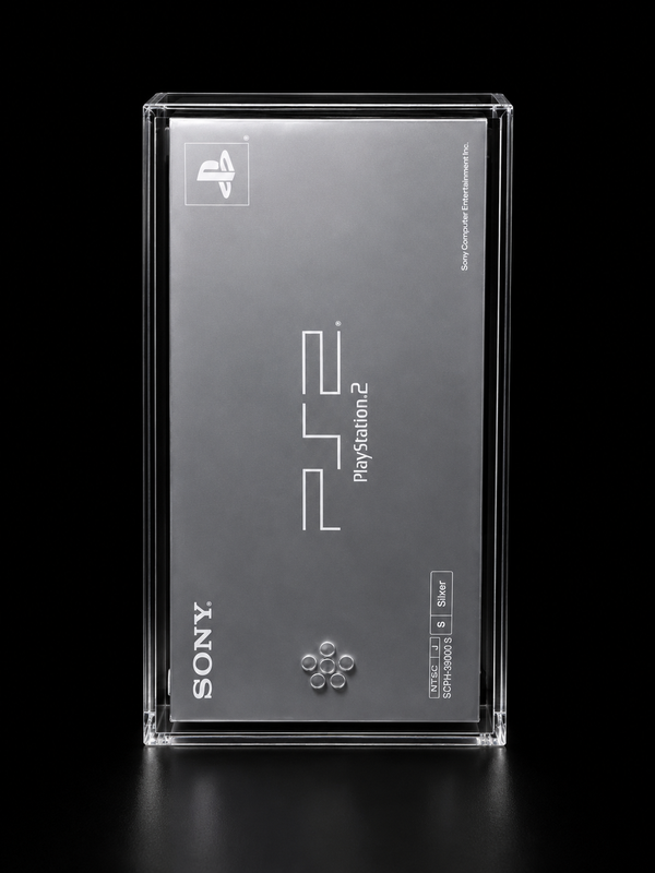 Case Acrílica Premium para PlayStation 2 Fat Silver